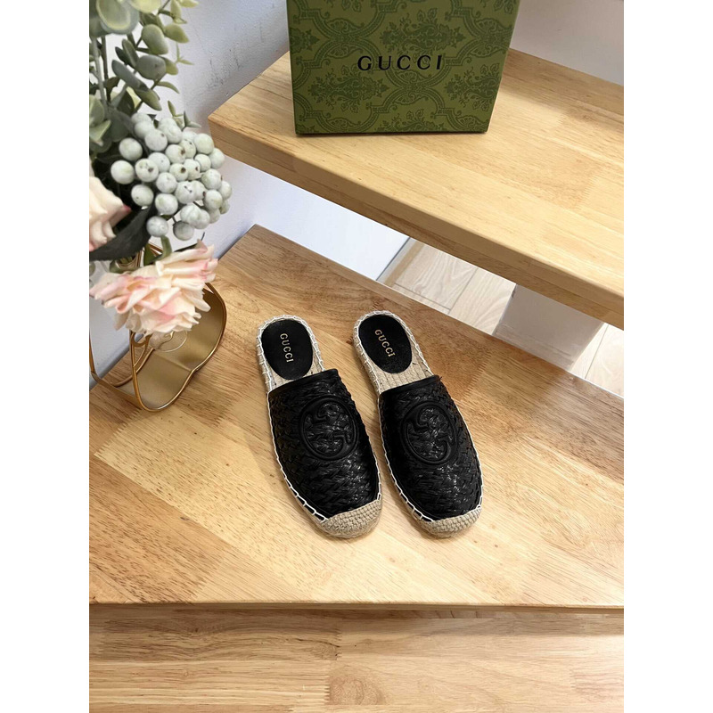 G*u*i interlocking g espadrilles black