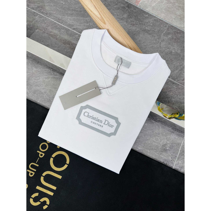 D*or logo cotton t-shirt white