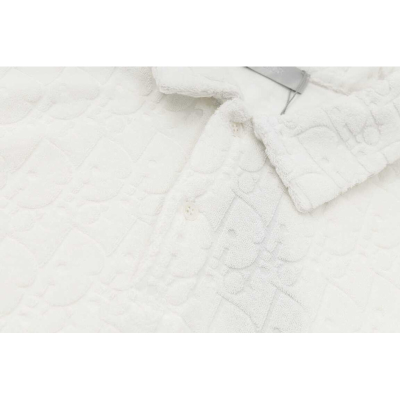 D*or cotton polo shirt white