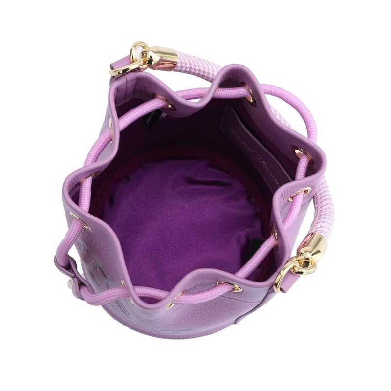 Marc Jacobs The Leather Bucket Bag Purple