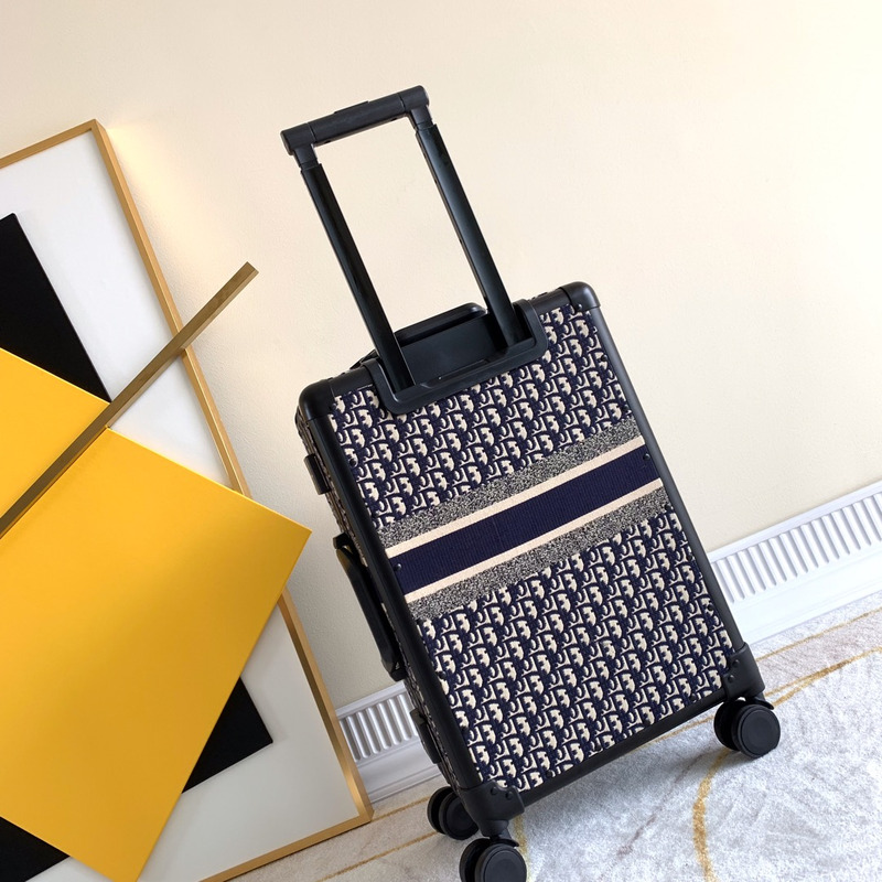 D*or luggage box suitcase blue