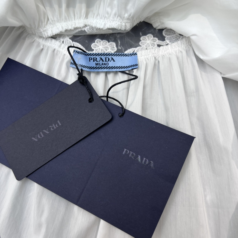 Pra*a lace patchwork sleeveless top white