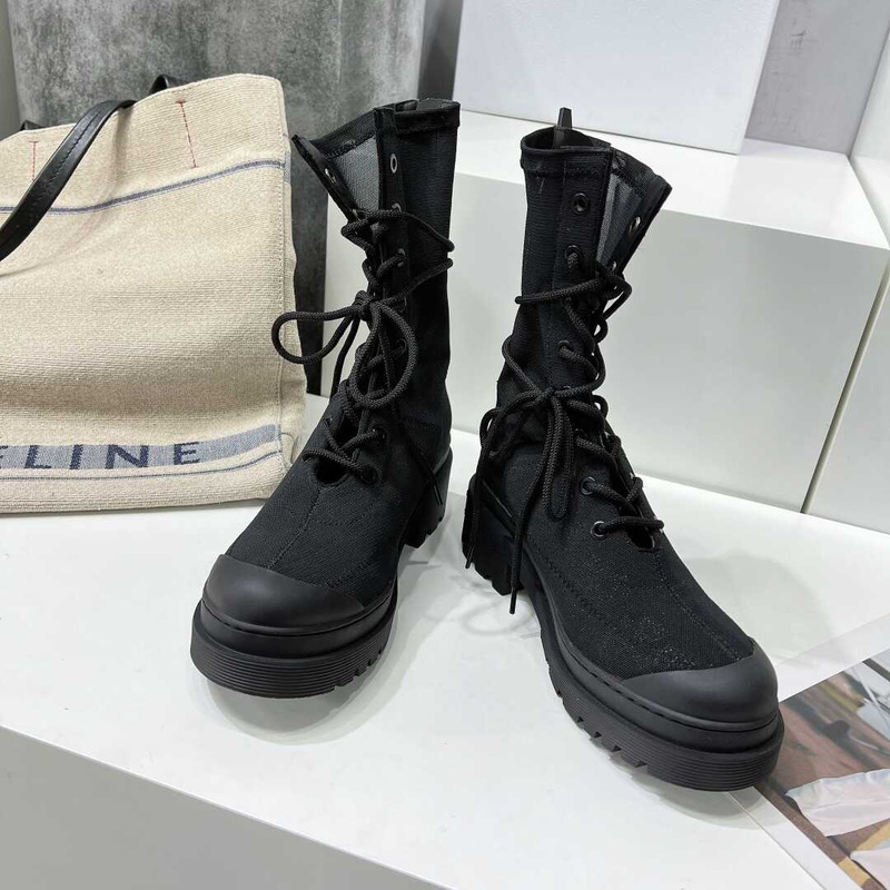 D*or turner lace-up converse boots black