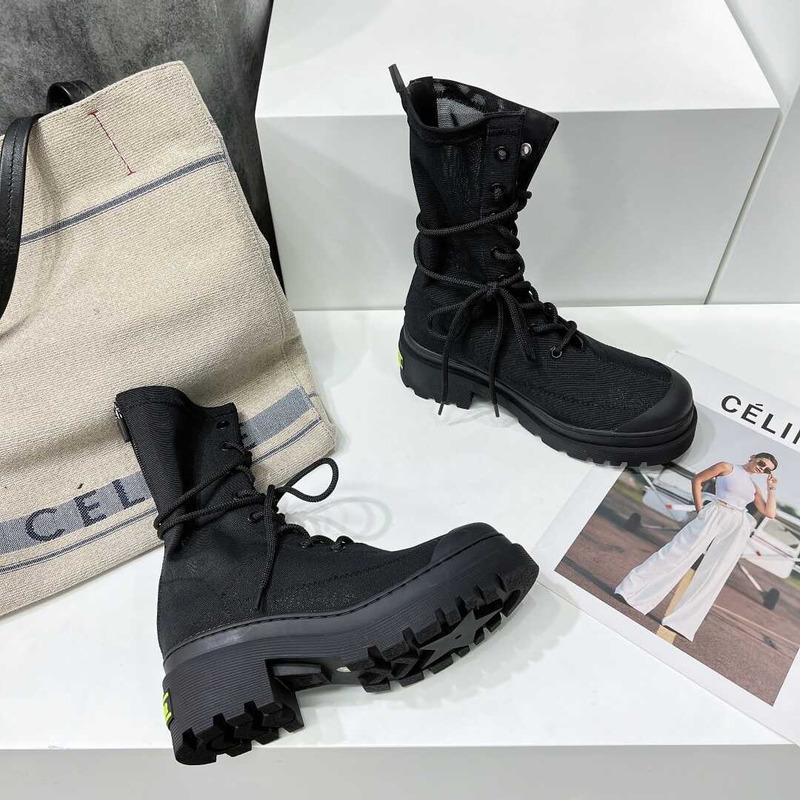 D*or turner lace-up converse boots black