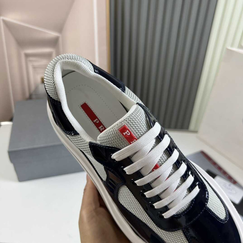 Pra*a low sneakers navy blue