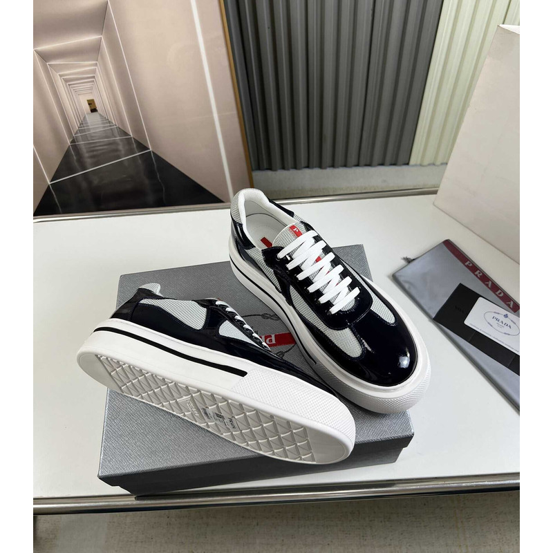 Pra*a low sneakers navy blue