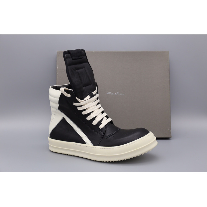 Rick Owens Geobasket High Top Sneakers Black