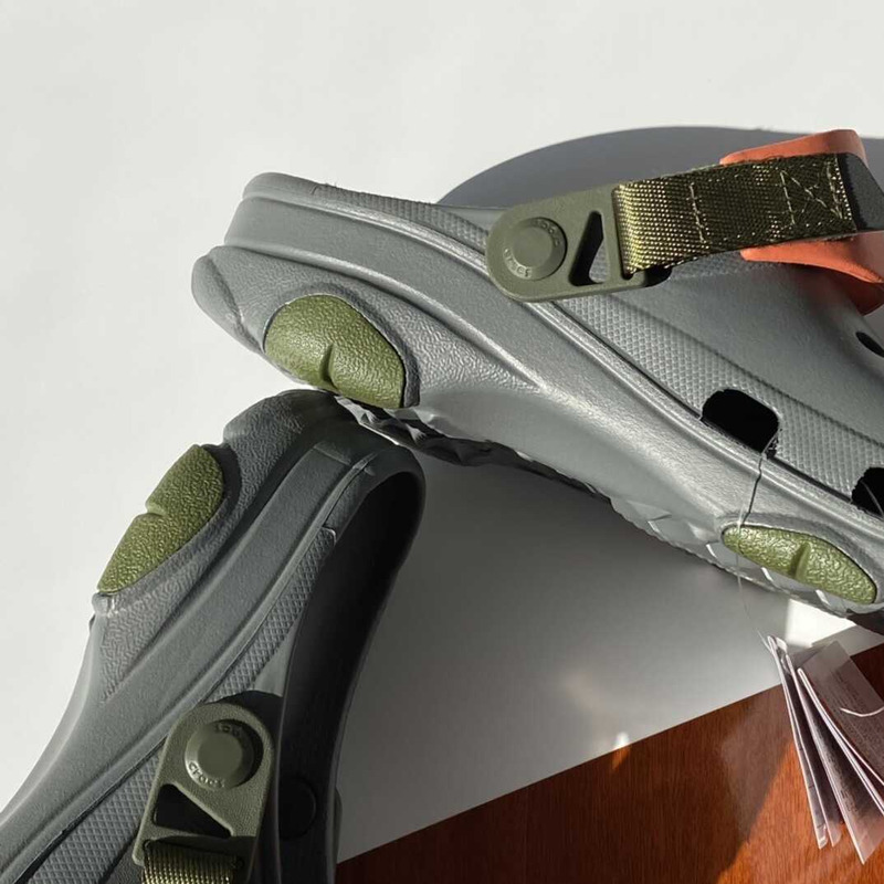 Cr*0*s classic all terrain sandals gray