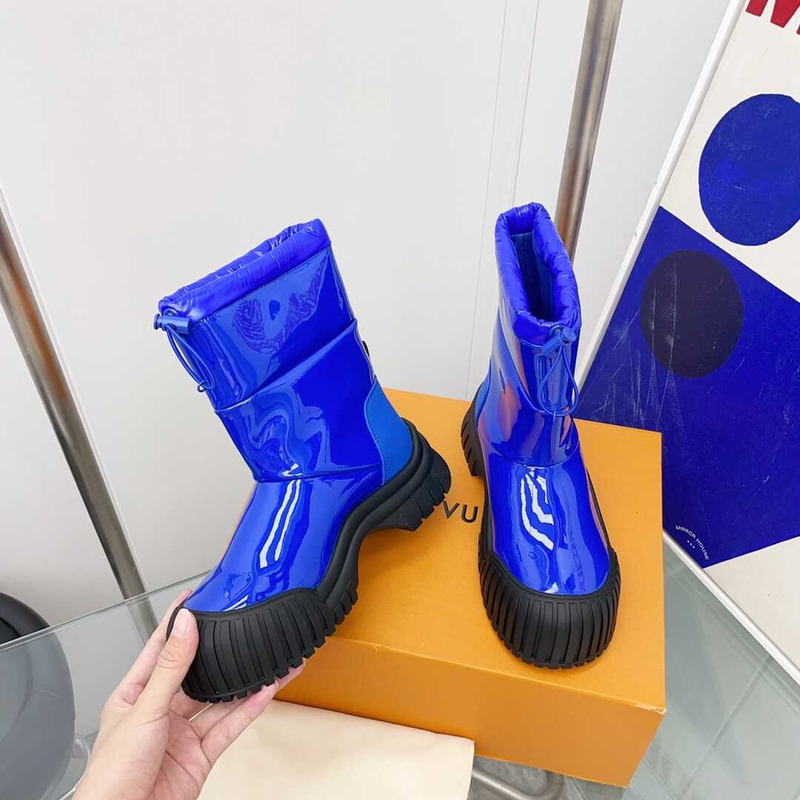 l**is V*t*n ruby flat half boot blue