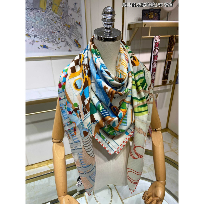 H**mes costume de fete square scarf observation wheel