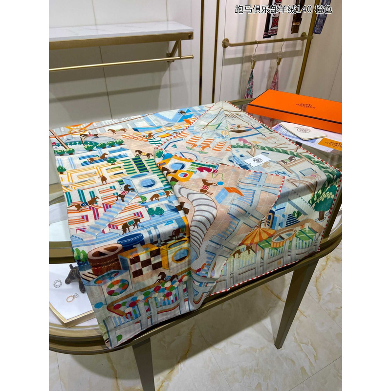 H**mes costume de fete square scarf observation wheel