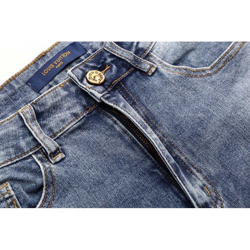 l**is V*t*n logo jeans blue