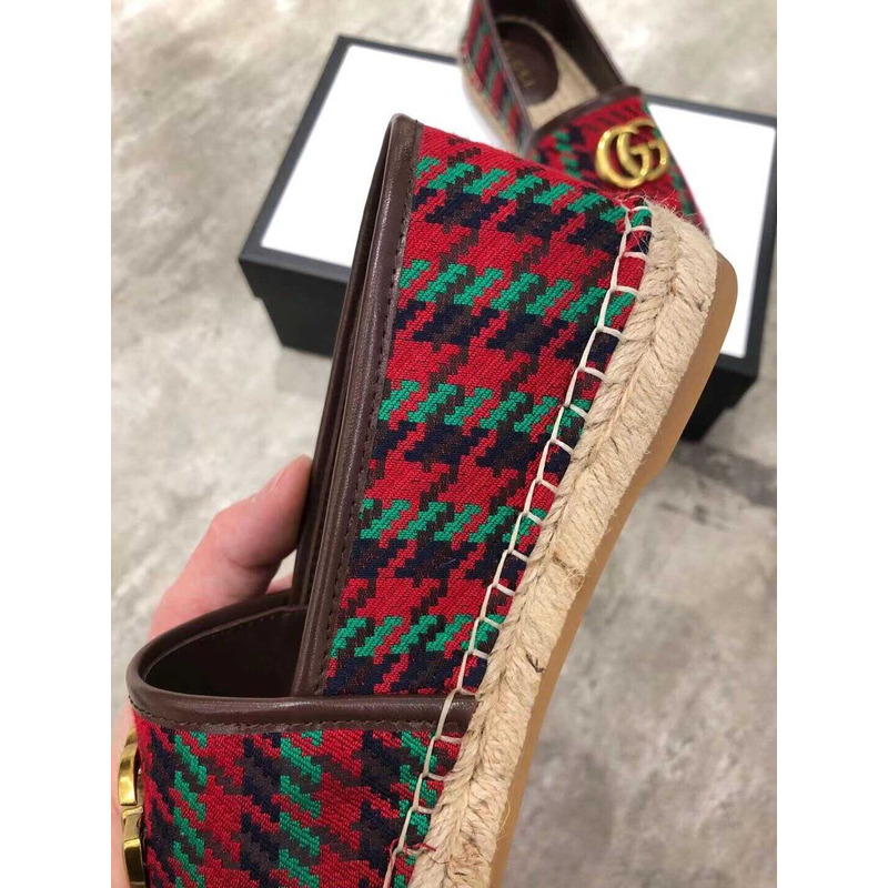 G*u*i gg multicolor espadrilles with gg logo