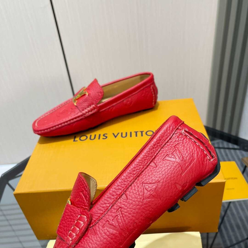 l**is V*t*n hockenheim moccasin loafer red