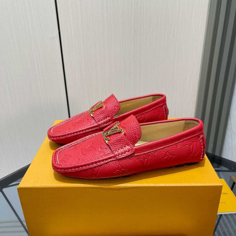 l**is V*t*n hockenheim moccasin loafer red