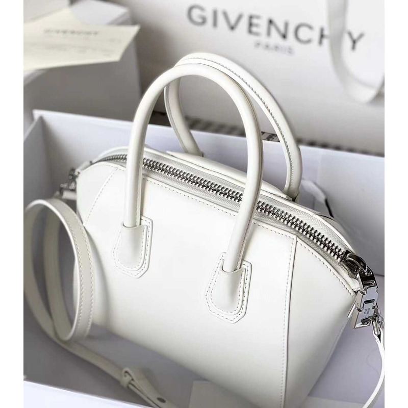 Givenchy Antigona Tote Glazed Mini White