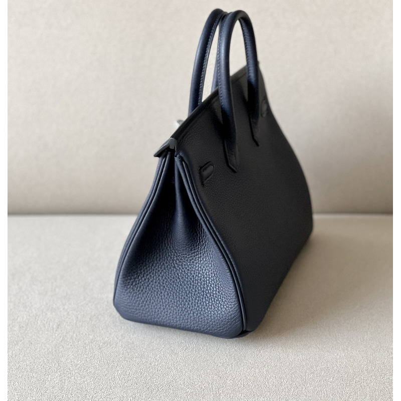 H**mes birkin togo 25 raisin dark blue