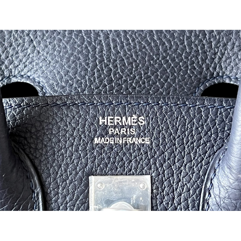 H**mes birkin togo 25 raisin dark blue