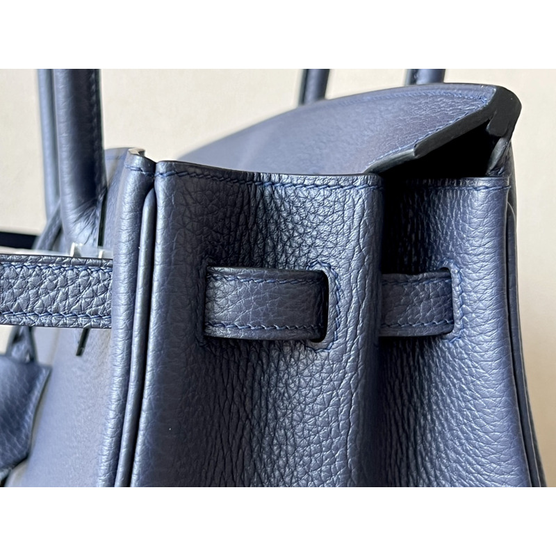 H**mes birkin togo 25 raisin dark blue
