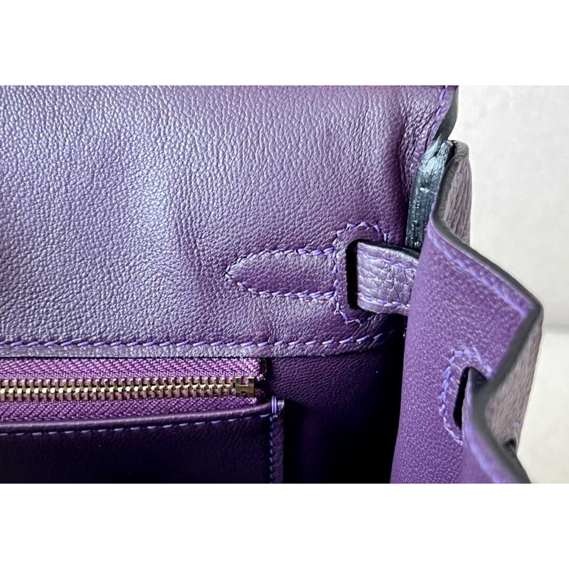 H**mes birkin togo 25 raisin purple