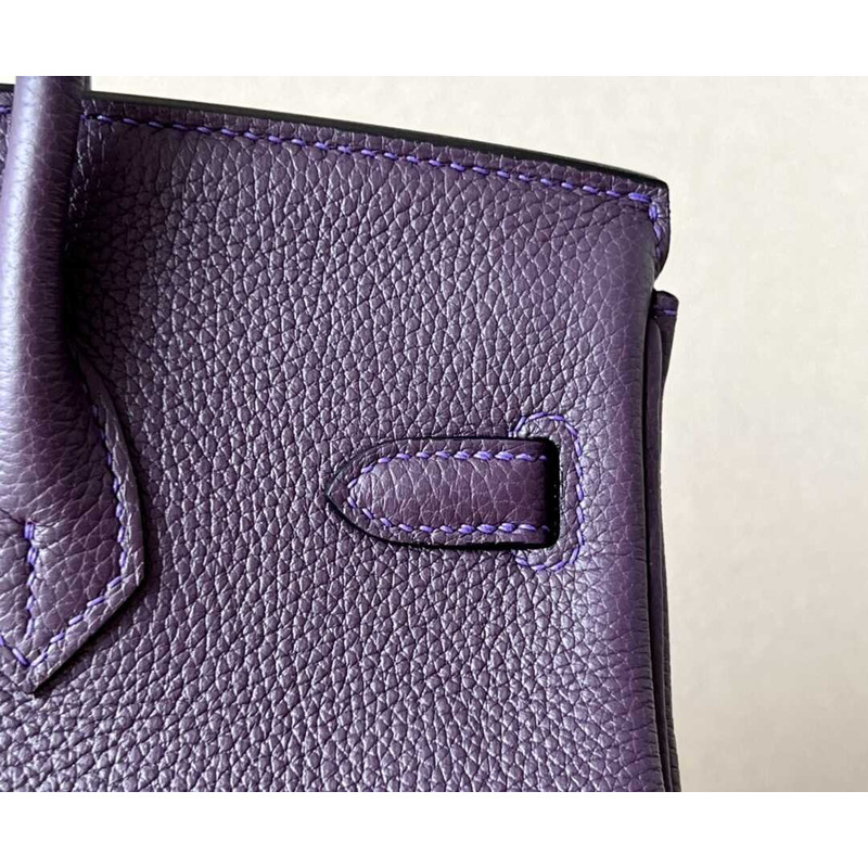 H**mes birkin togo 25 raisin purple