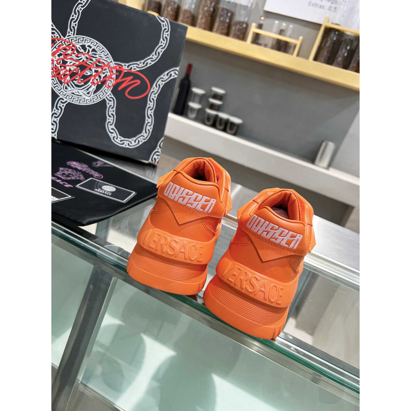 Versace Orange Odissea Sneakers