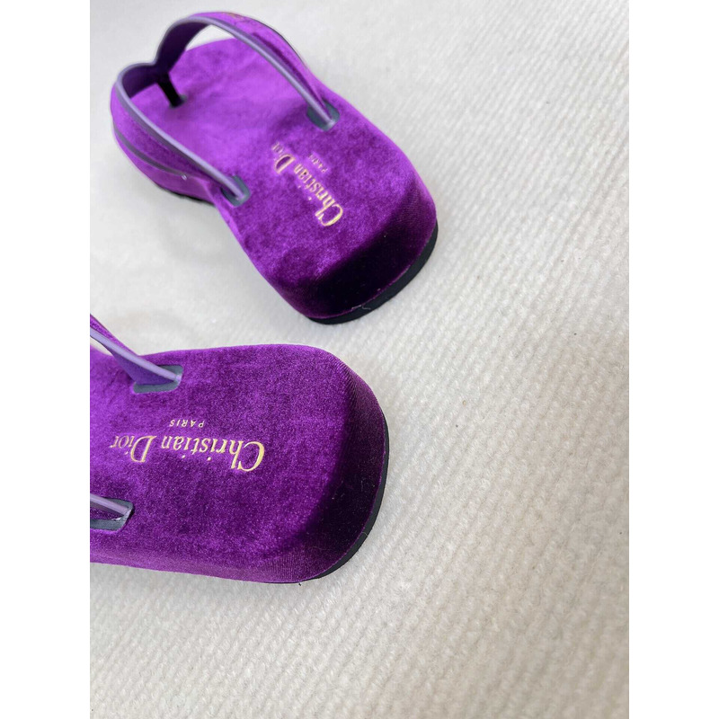 D*or D*orsea flip flops velvet purple