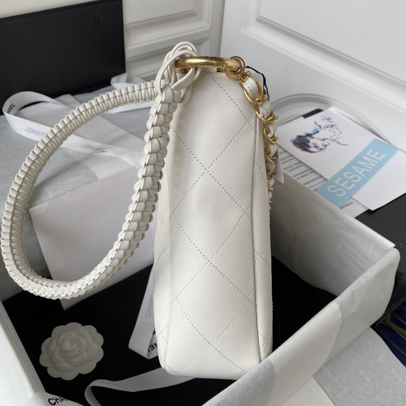 Ch*el tote bag white