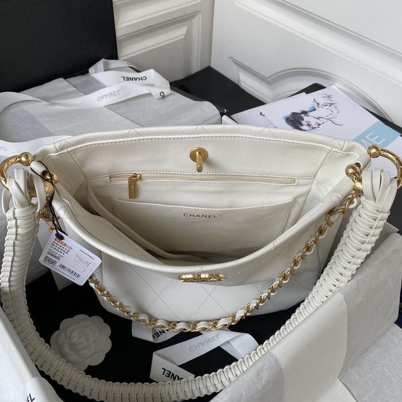 Ch*el tote bag white