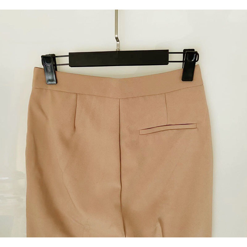 Loewe Beige Pleat-Front Trousers