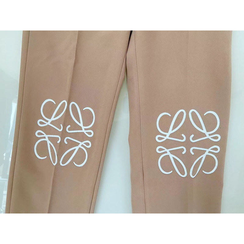 Loewe Beige Pleat-Front Trousers