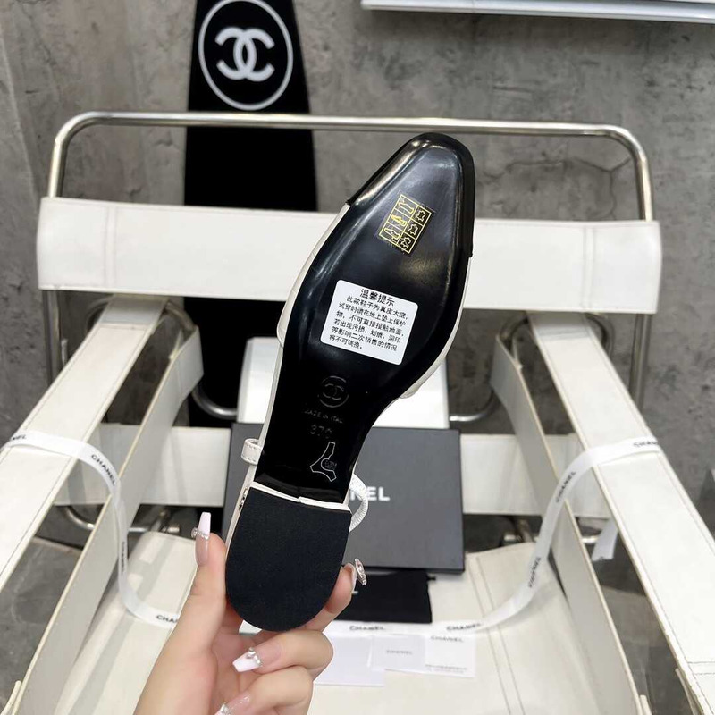 Ch*el lace up shoes lambskin and faille black and white