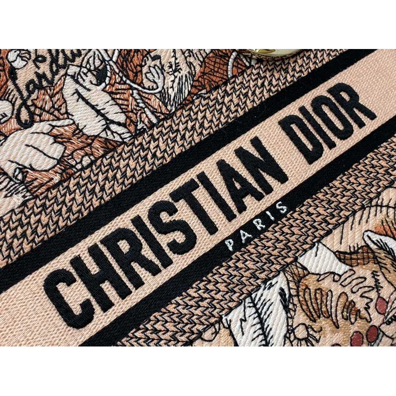 D*or medium lady d-lite bag ecru D*or jardin d\