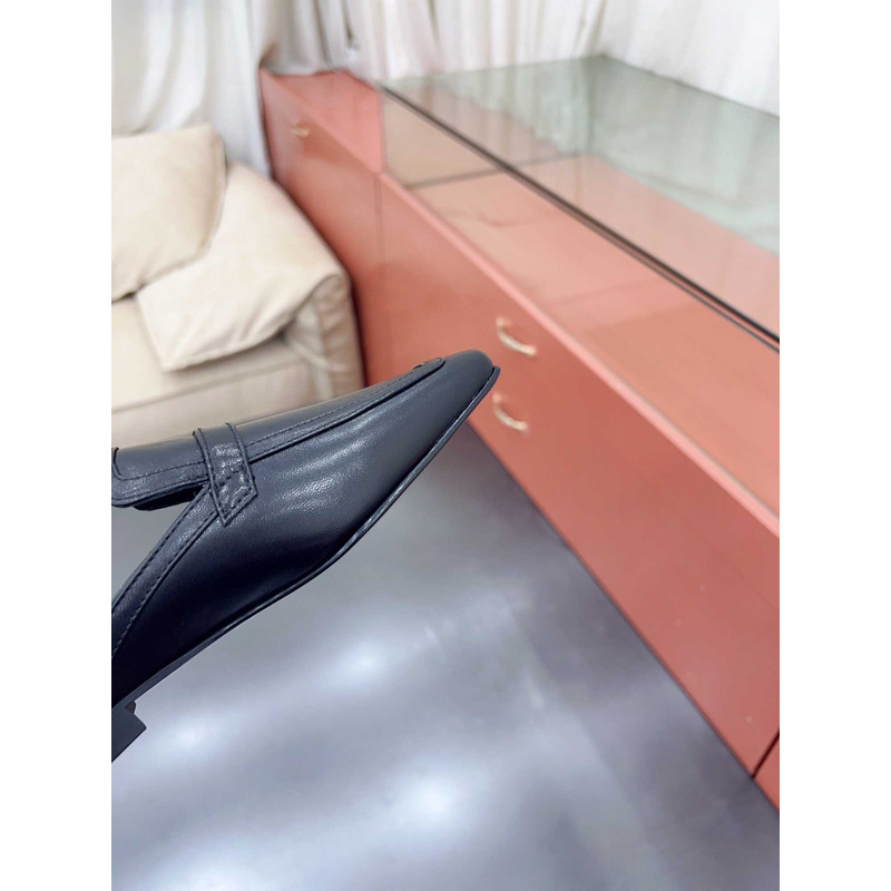 H**mes groupie mules black