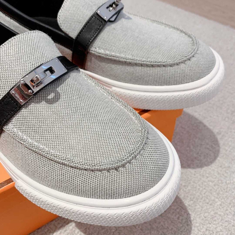 H**mes game easy sneakers grey