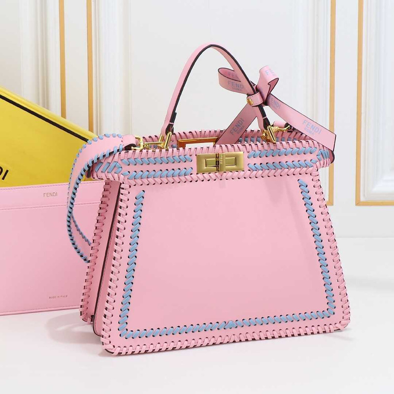 F**di  peekaboo iseeu bag pink