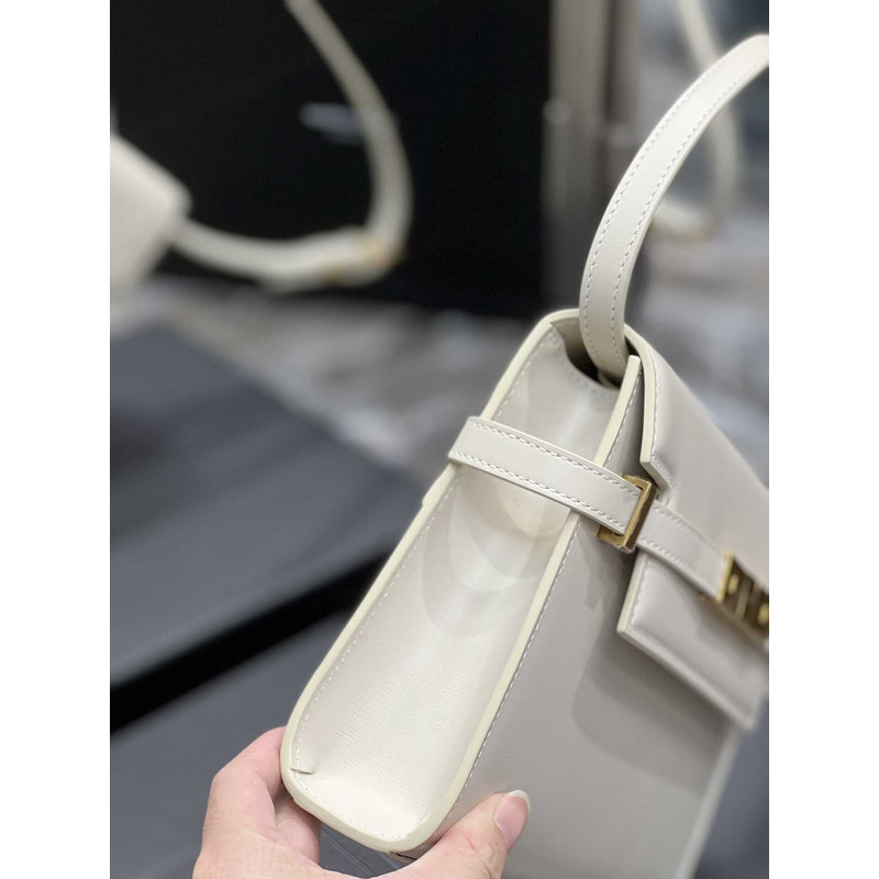 Saint Laurent Manhattan Shoulder Bag White