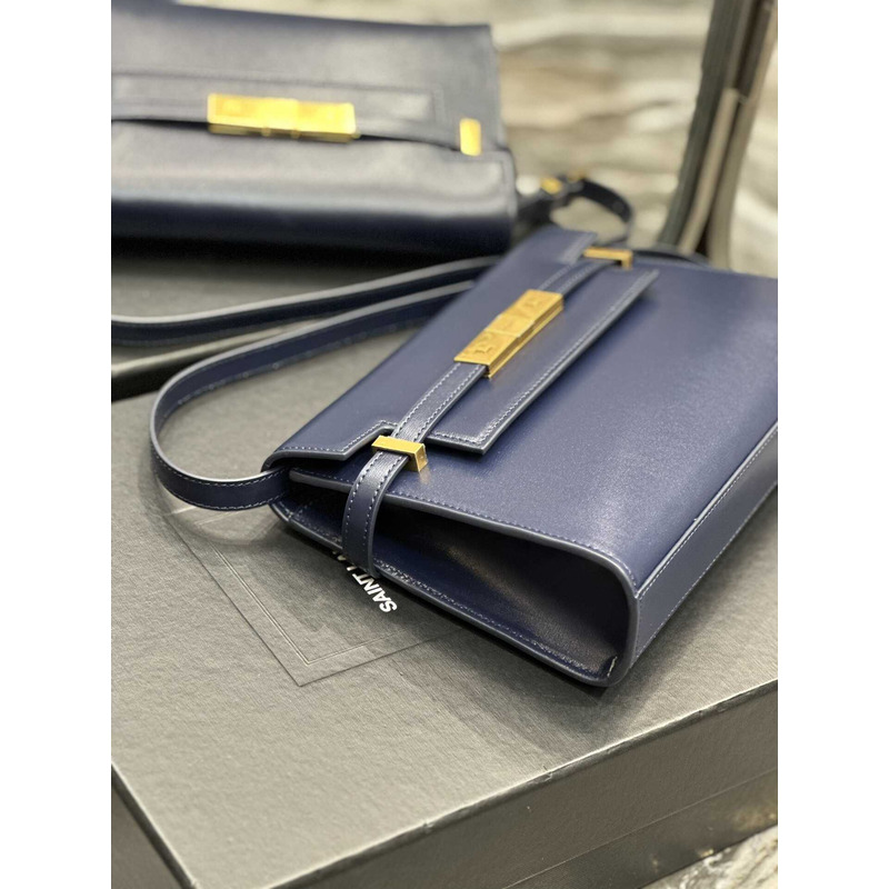 Saint Laurent Manhattan Shoulder Bag Blue