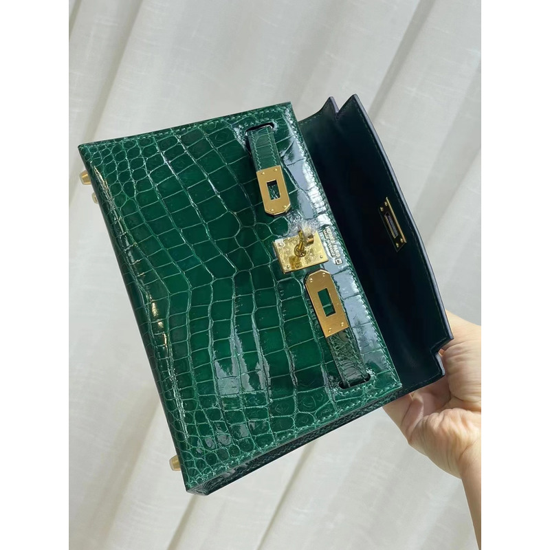 H**mes kylie bag green