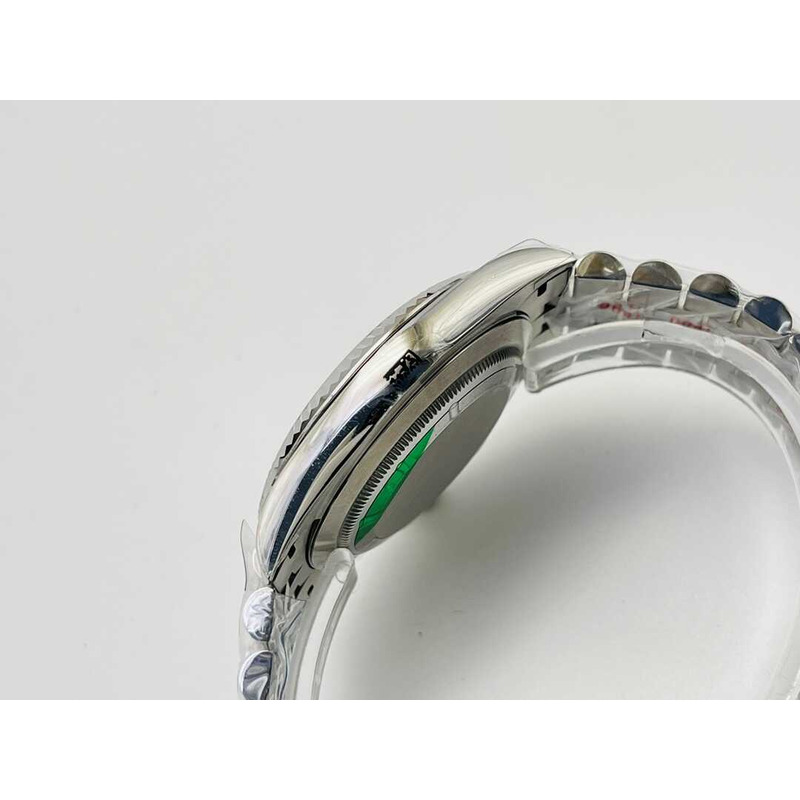 Rolex Oyster Perpetual White Rolesor Gold - Green Dial C Factory Watches