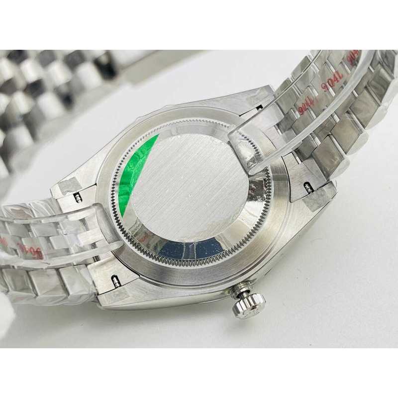 Rolex Oyster Perpetual White Rolesor Gold - Green Dial C Factory Watches