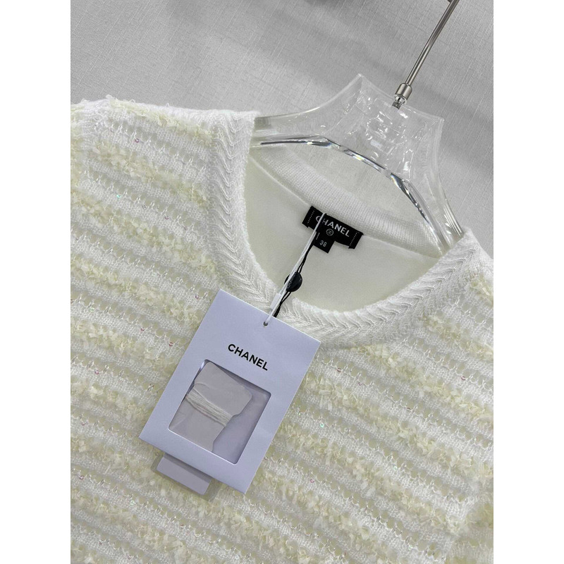 Ch*el shirt short sleeves beige