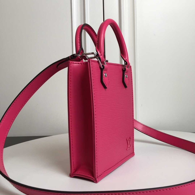 l**is V*t*n petit sac plat epi leather rose pink