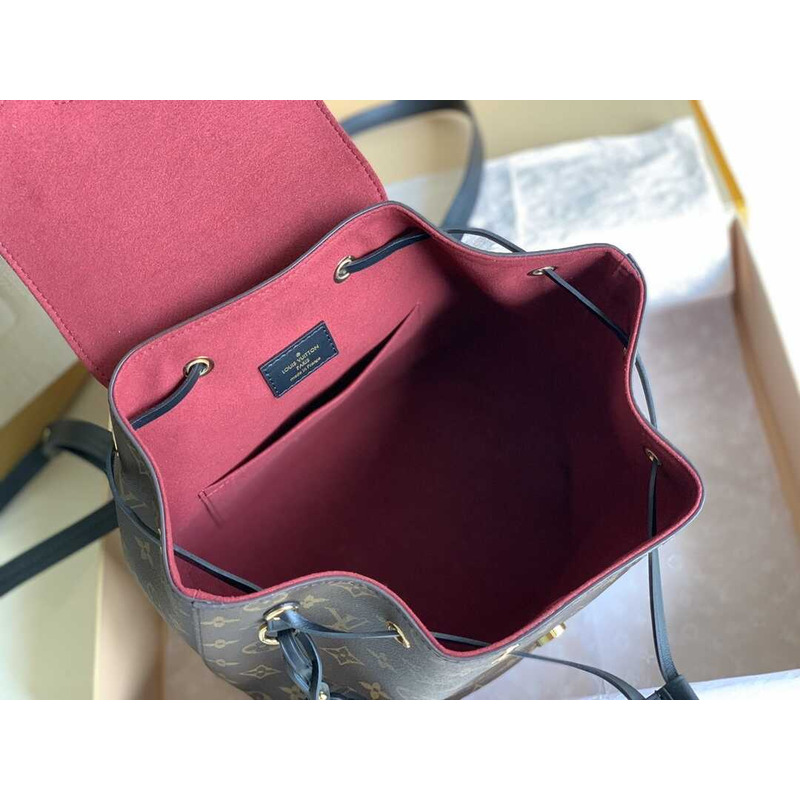 l**is V*t*n montsouris small backpack monogram&black