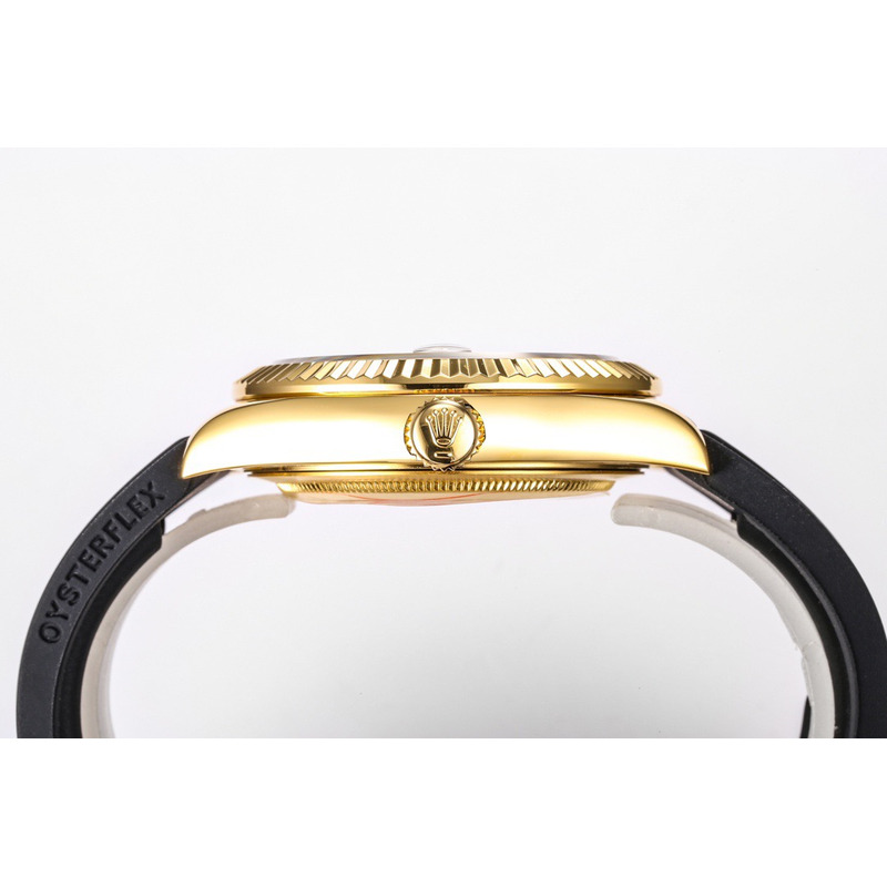 Rolex Sky-Dweller Wacth Gold And Black