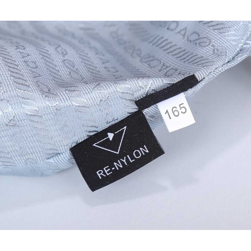 Pra*a recycled nylon tote bag blue