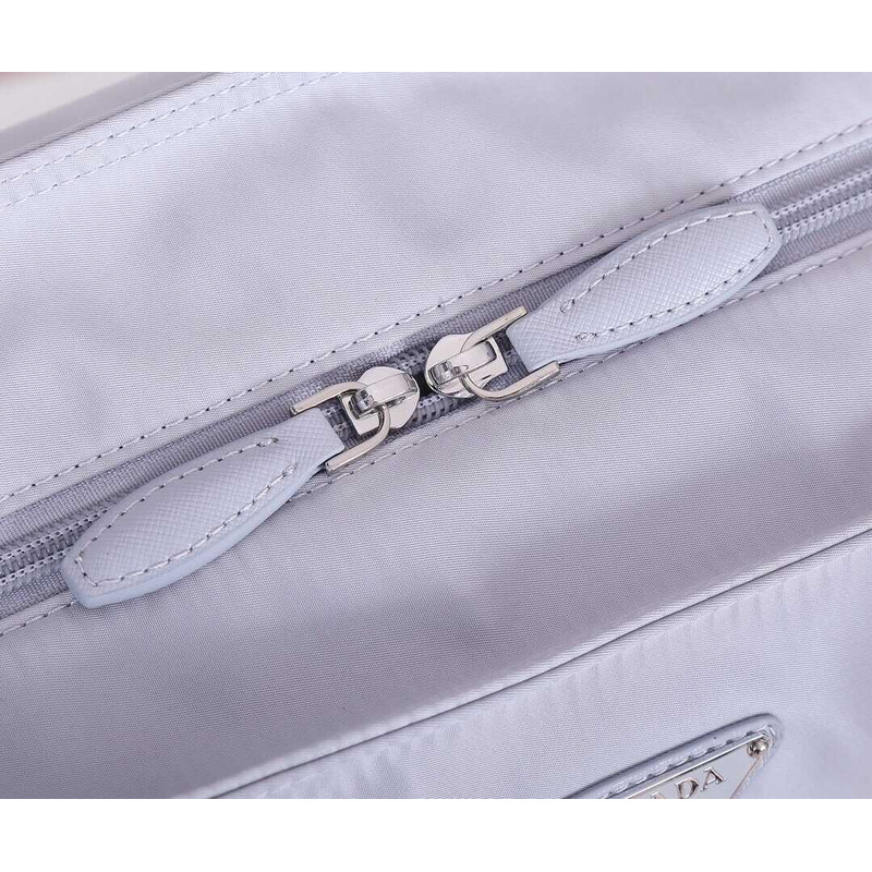 Pra*a recycled nylon tote bag blue