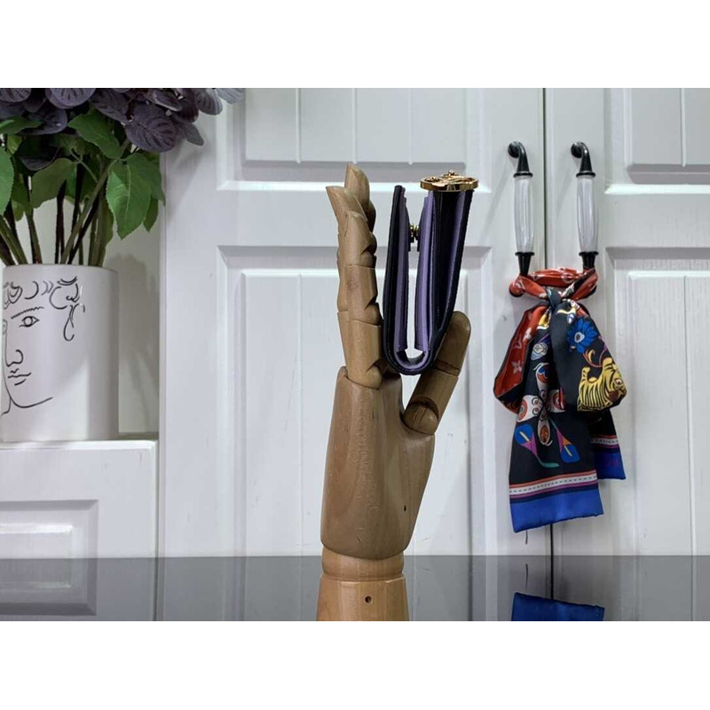 l**is V*t*n zippy wallet monogram purple