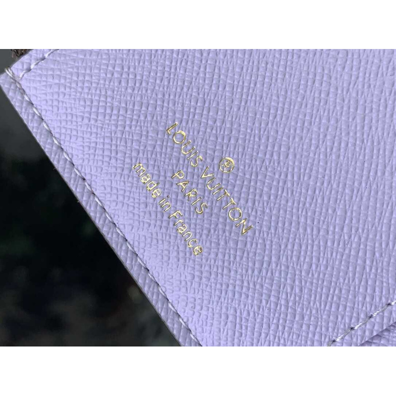 l**is V*t*n zippy wallet monogram purple