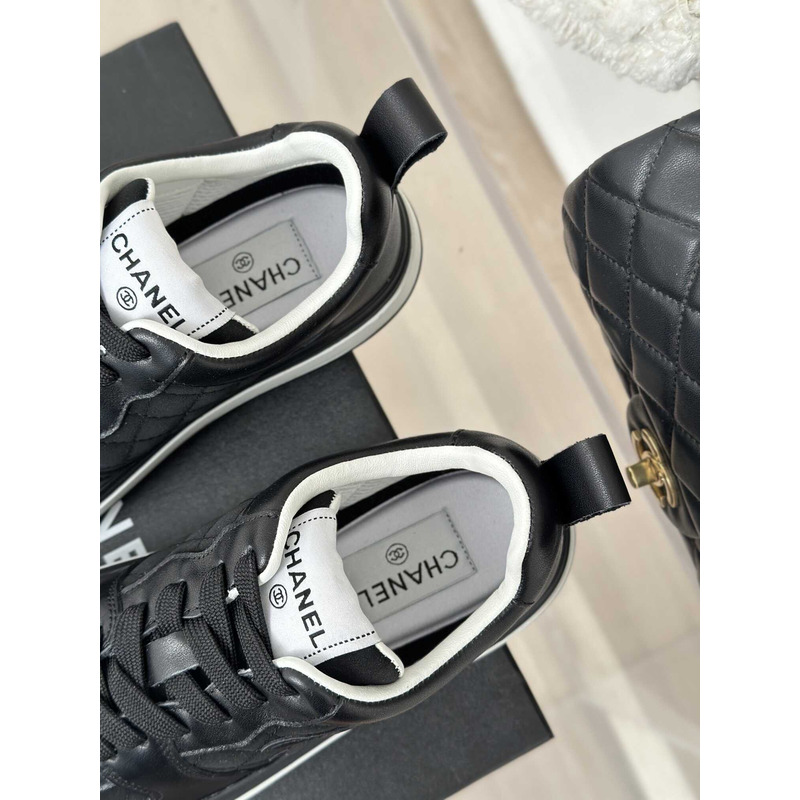 Ch*el sneakers low top black